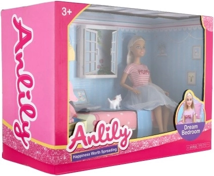 Pilns lelles istabiņas komplekts