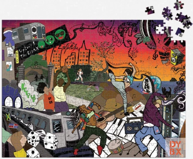 Assembled puzzle dimension