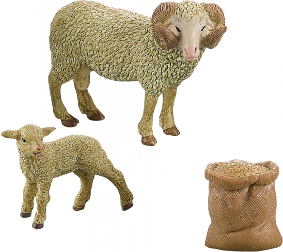 Komplekts ar aunu, jēru un maisu