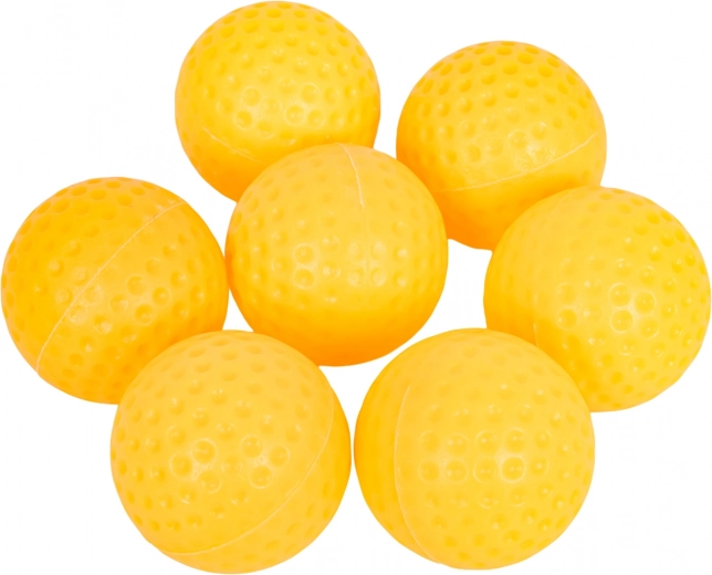 7 vieglas, teksturētas bumbiņas