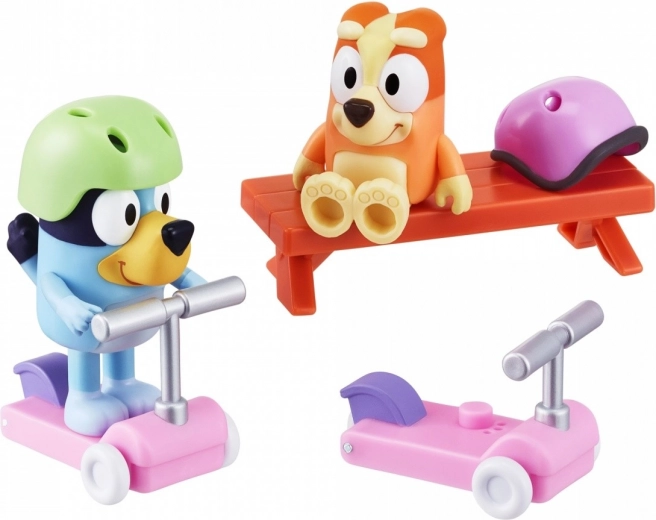 Kustīgas Bluey un Bingo figūriņas