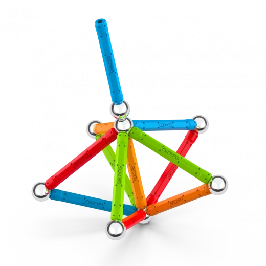 Radoša būvēšana ar krāsainiem magnētiem