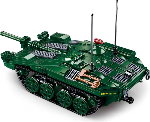 Reālistisks ikoniskā tanka STRV 103 modelis