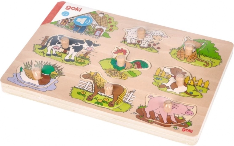 Skaņu dzīvnieku gabaliņi