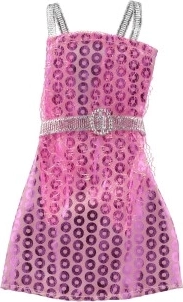 Eleganta rozā ar mirdzošu jostu