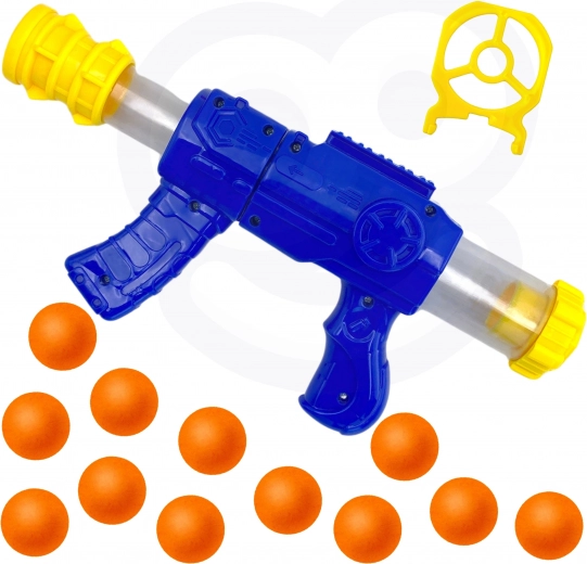 Drošas putu bumbiņas un gaisa pistole