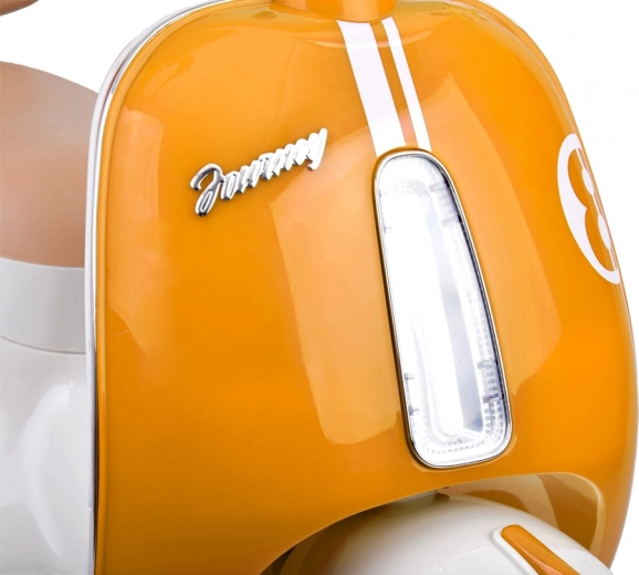 Authentic retro design with LED lights