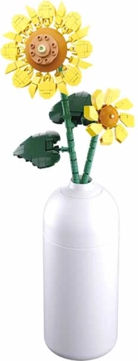 Dekorācija, kas uzplaukst no klucīšiem