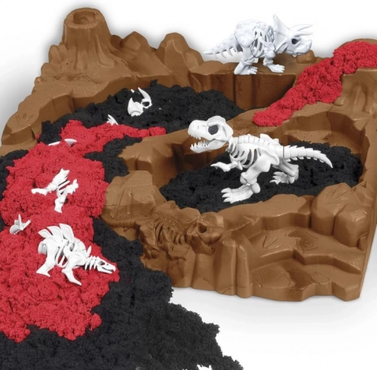 Molded tray for clean, creative play