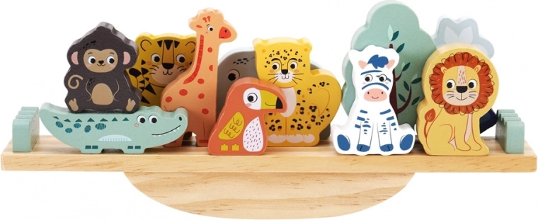 Mīlīgi safari dzīvnieciņi košās krāsās