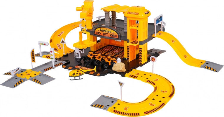 Divstāvu stāvvieta ar būvlaukuma zonu