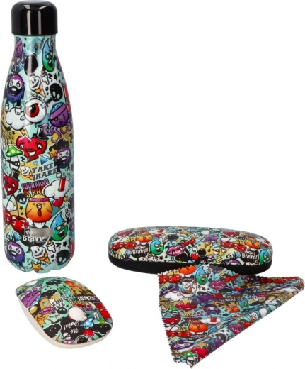 Stylish design with graffiti motif