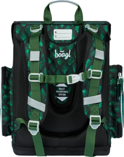 Ergonomiska aktovka ar regulējamu sistēmu