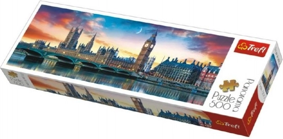 Satriecošs skats uz Londonu