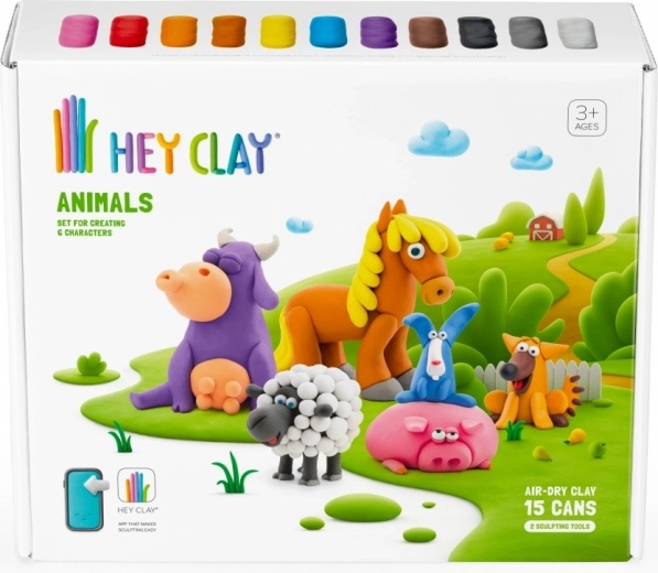 15 trauciņi krāsainas, gaisā cietējošas veidojamās masas