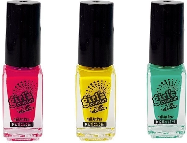 Three nail polish colors