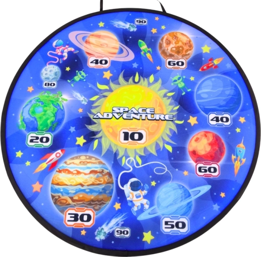 Drošs tekstila mērķis ar punktu skalu