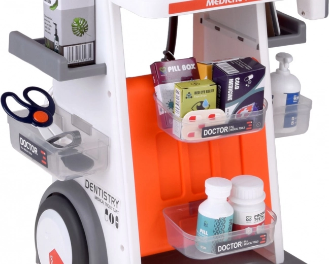 Mobilie ratiņi ar uzglabāšanas nodalījumiem