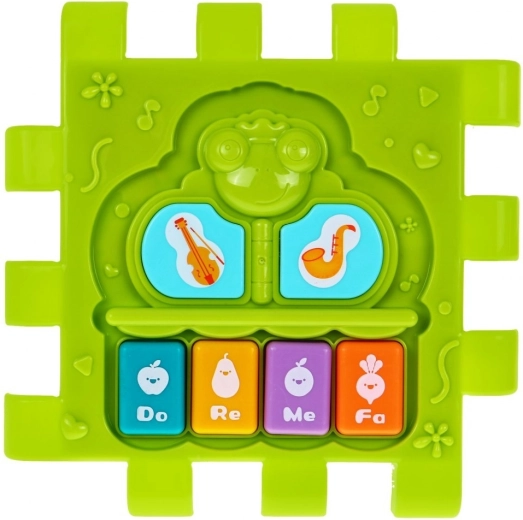 Mūzikas piāno ar gaismām