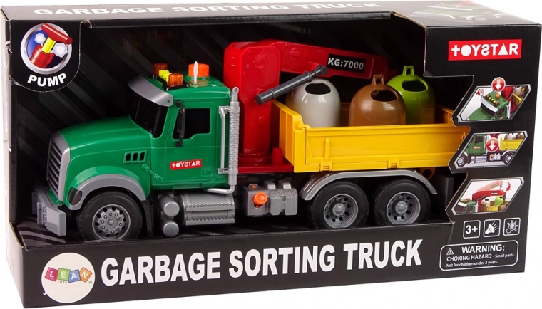 Māca atkritumu šķirošanu