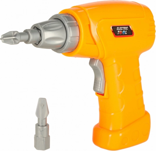 Elektrisks rotaļu urbis un instrumenti