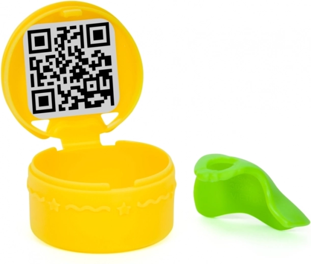 Kapsula ar pārsteigumu un balva caur QR