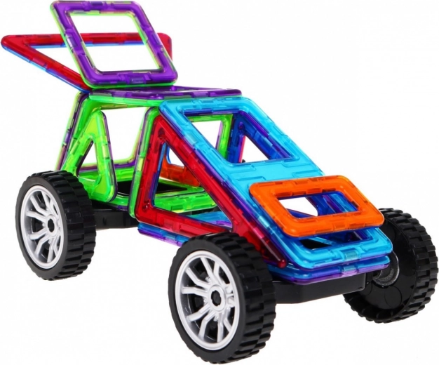 Magnētiskā mašīnīte ar riteņiem