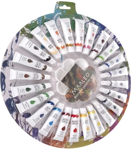 24 piesātināti toņi bezgalīgai jaukšanai