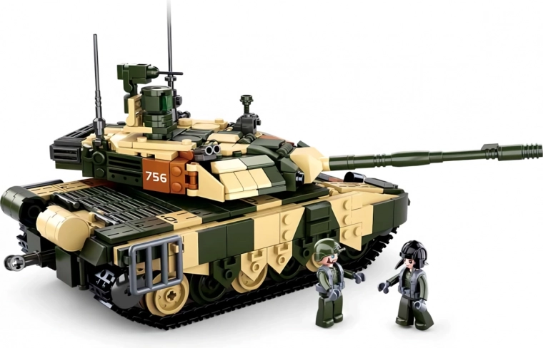 Reālistisks T-90 tanka modelis