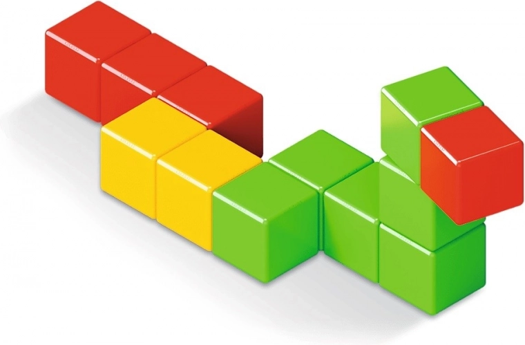 Magnēti no visām pusēm vieglai būvēšanai