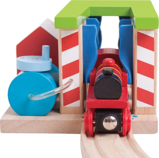 Rotējoši mazgāšanas stabi realistiskai spēlei