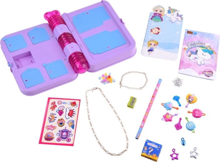 Radošs komplekts ar uzlīmēm un rotām