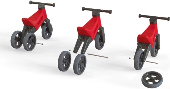 2-in-1: no trīsriteņa uz divriteni pāris minūšu laikā