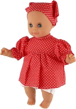 Punktota kleita un lakatiņš komplektā