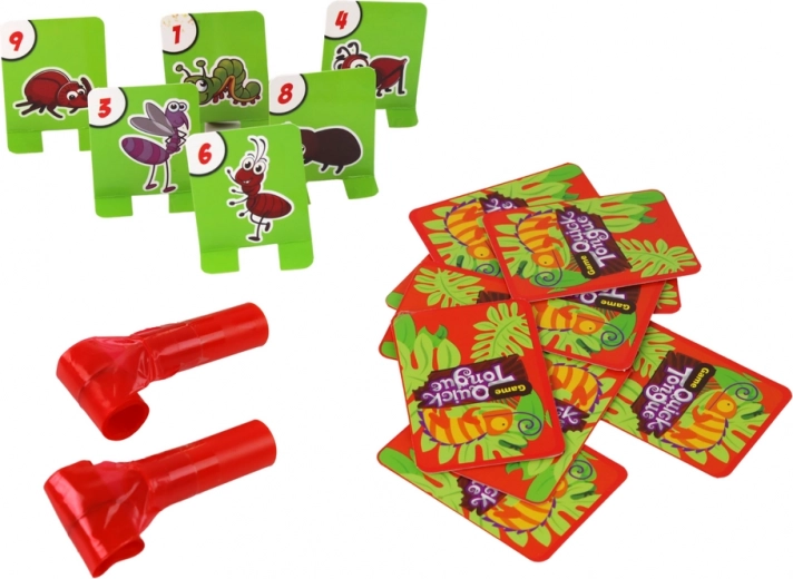 Krāsainas kartes ar kukaiņiem un cipariem