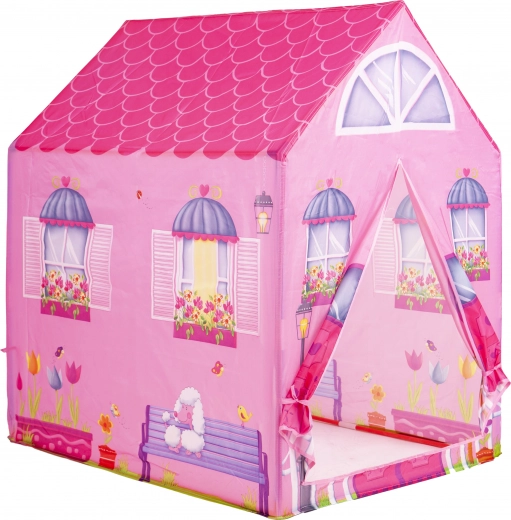 Rotaļīgs mājiņas dizains ar dzīvniekiem