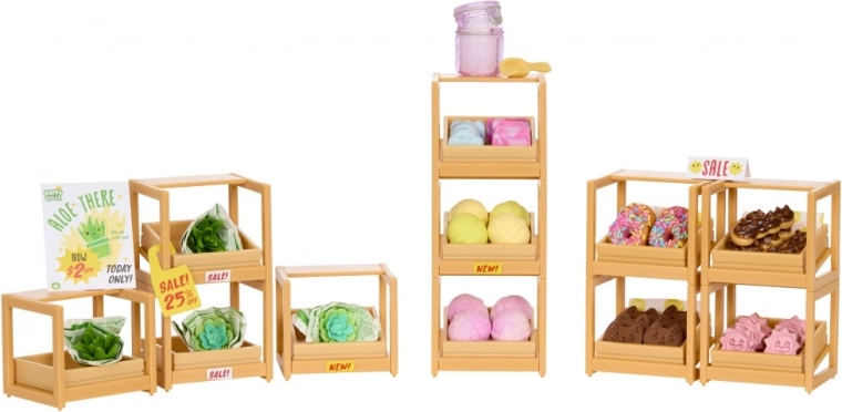 Modular shelves and marketplace