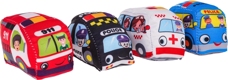 Četri mīksti glābšanas transportlīdzekļi