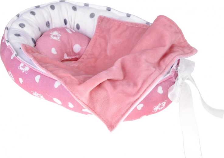 Mīksta ligzdiņa ar spilventiņu un sedziņu