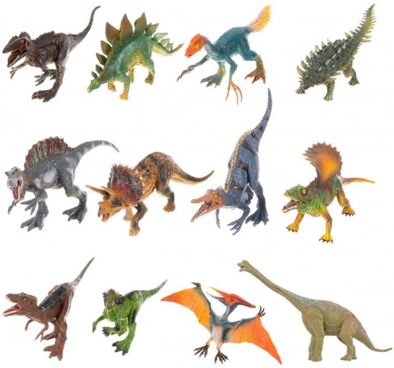 Reālistiskas dinozauru un dabas figūriņas