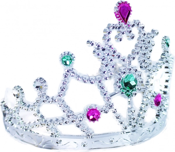 Sudraba tiāra smalkam mirdzumam