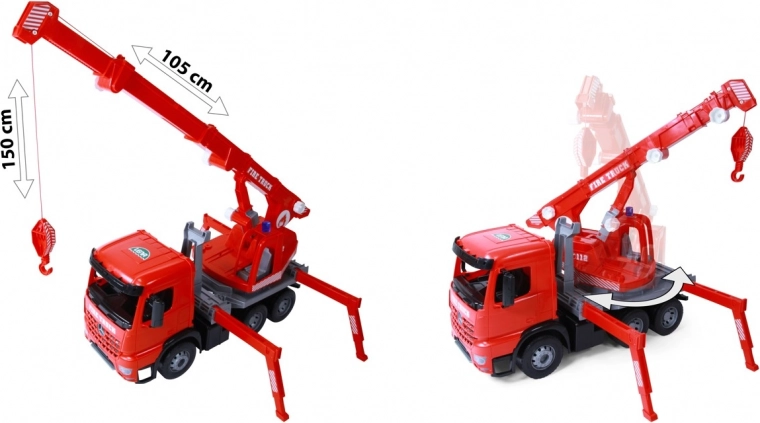 Rotējoša un izbīdāma strēle līdz pat 115 cm