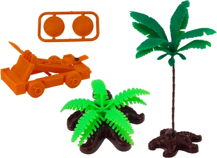 Katapulta, palmas un figūriņas dinamiskām ainām