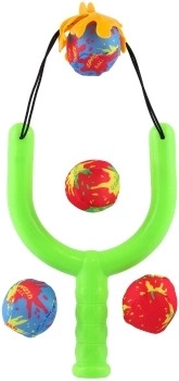 Krāsainas bumbiņas un izturīga plastmasa