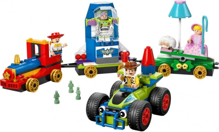 Celebration train with attachable platforms
