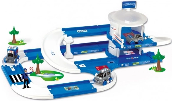 Trīs Kid Cars policijas mašīnītes