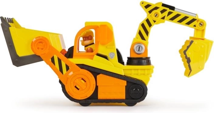 Kustīga kausa lāpsta un aizmugurējais ekskavators 2in1