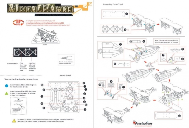Glue-free assembly with clear instructions