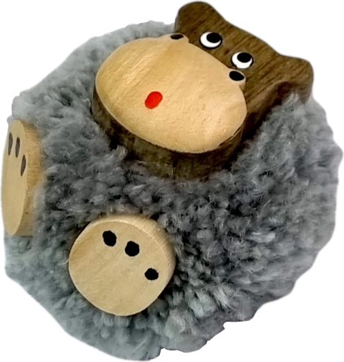 Soft pompom for an adorable look