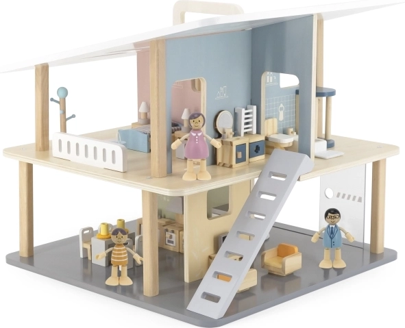 Atvērts divstāvu dizains ar terasi